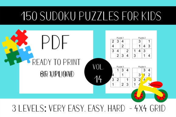 150 Sudoku Puzzles for Kids Vol.14: A Practical Screen-Free Resource for Early Logic Development