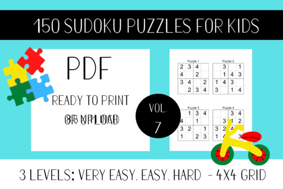 150 Sudoku Puzzles for Kids Vol.7: Creative Uses