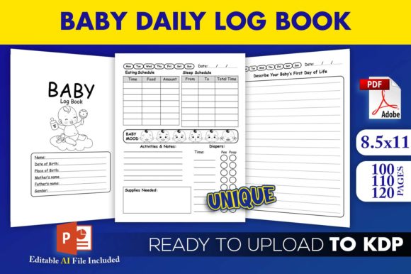 Baby Daily Log Book KDP Interior: Strategic Asset Selection for Low-Content Publishing