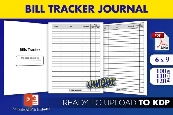 Bill Tracker Bills Journal KDP Interior: A Comprehensive Guide for Publishers