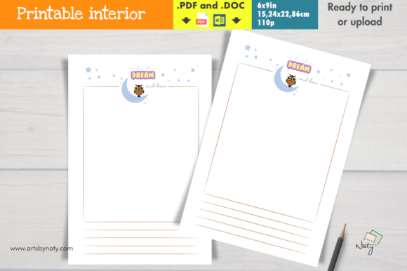 Dream and Draw Journal: KDP Interior for Kids