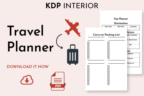 Evaluating the Travel Planner KDP Interior PDF for Publishing and Personal Organization