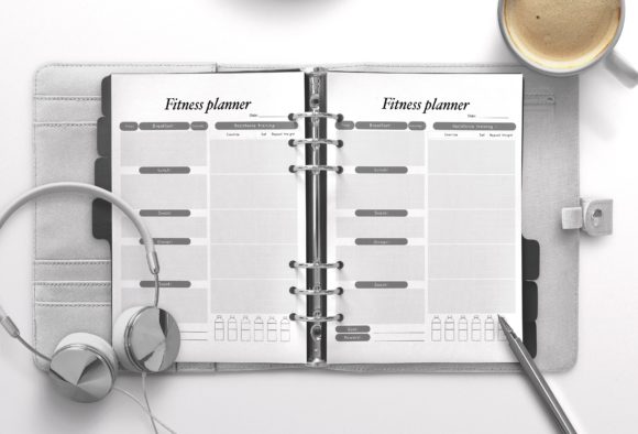 Fitness Planner Gray: Designing for Clarity and Consistency