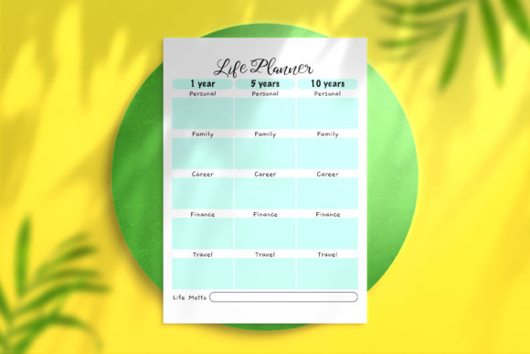 Life Planner Aquamarine: Your Organized Life Starts Here