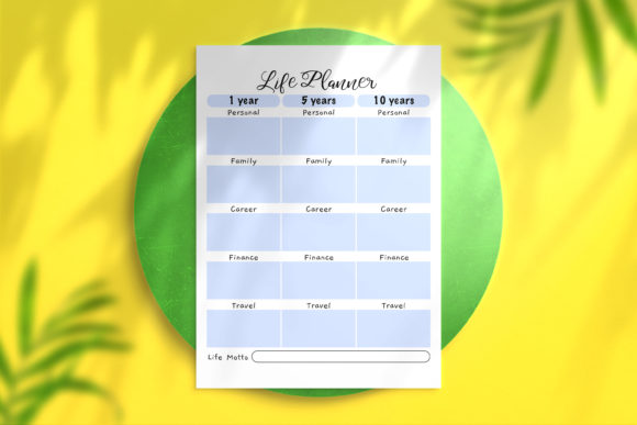 Life Planner Sky Blue: Organize Your Life with Style