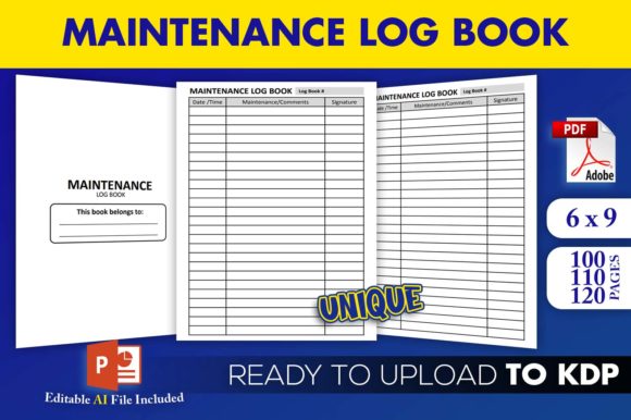 Maintenance Log Book KDP Interior: Streamlining Low-Content Publishing Workflows