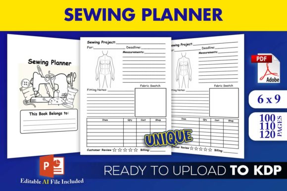 Sewing Planner Journal KDP Interior: A Practical Resource for Low-Content Publishers