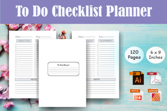 To Do Checklist Planner: KDP Interior for Publishers